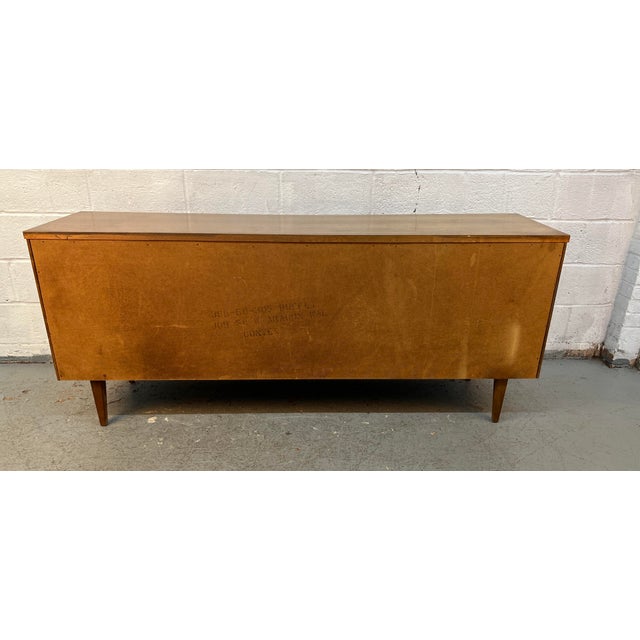 Mid-Century Modern Walnut Credenza by Leo Jiranek for Bassett Furniture For Sale - Image 18 of 18