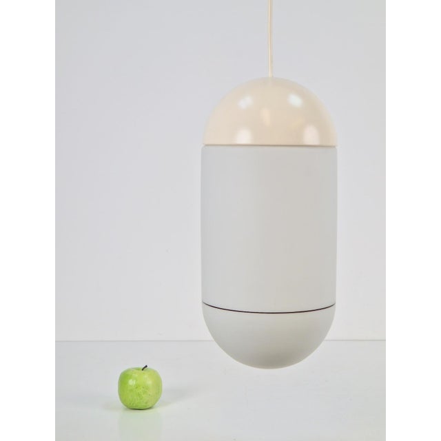 Vintage Pill Pendant Lamp in Milk Glass from Peill & Putzler, Germany, 1960s For Sale - Image 13 of 15