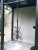 Rare 18th c French hand forged wrought iron crémaillère used in kitchen settings near hearths to hang utensils. Wonderful...