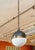 Large Hicks Pendant Light in Bronze and Glass from Thomas Obrien For Sale - Image 13 of 14