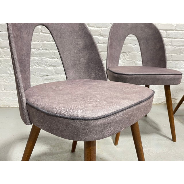 Mid Century Modern Sculptural Arch Back Dining Chairs, Set of 4, C. 1960's For Sale In New York - Image 6 of 15
