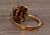The St Augustine: Bohemian Rose Cut Garnet Ring in Yellow Gold For Sale - Image 4 of 9