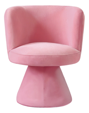 Coraje Dining Chair in Pink Velvet from Moanne