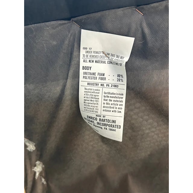 Sink into the fluid elegance of this authentic 1970s midcentury wave chaise lounge, handcrafted by Enrico Bartolini...