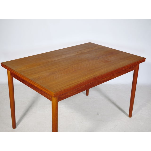 Mid-Century Extendable Teak Dining Table, 1960s For Sale - Image 10 of 12