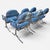 Jerry Johnson for Cal-Style Furniture Dinning Chairs These late 1970s modern armchairs feature polished tubular chrome...