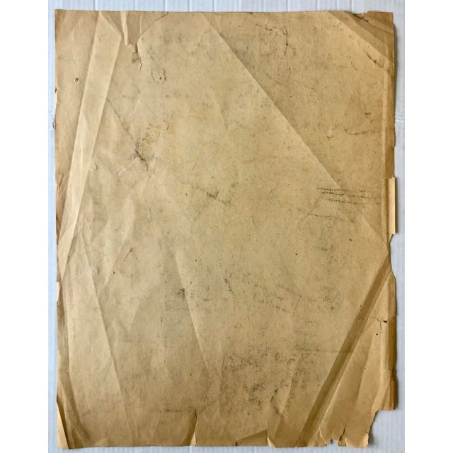 Mid-Century Charcoal Cubist Female Nude For Sale - Image 10 of 12