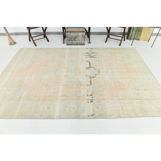 Vintage Handmade Area Rug For Sale - Image 3 of 17