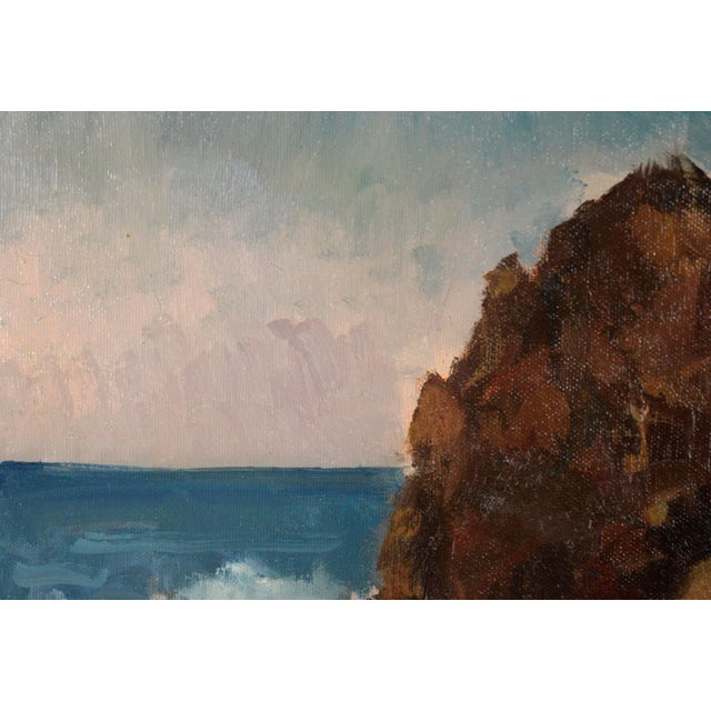 Rocks at Cannon Beach, Oregon - Seascape in Oil on Linen For Sale - Image 4 of 9