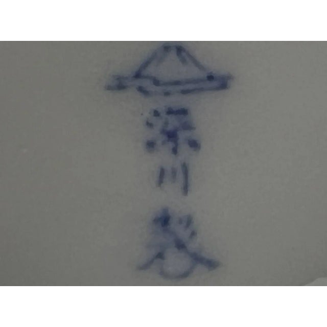 Fukagawa Seijji Cobalt Blue Sake Bottles For Sale - Image 11 of 11