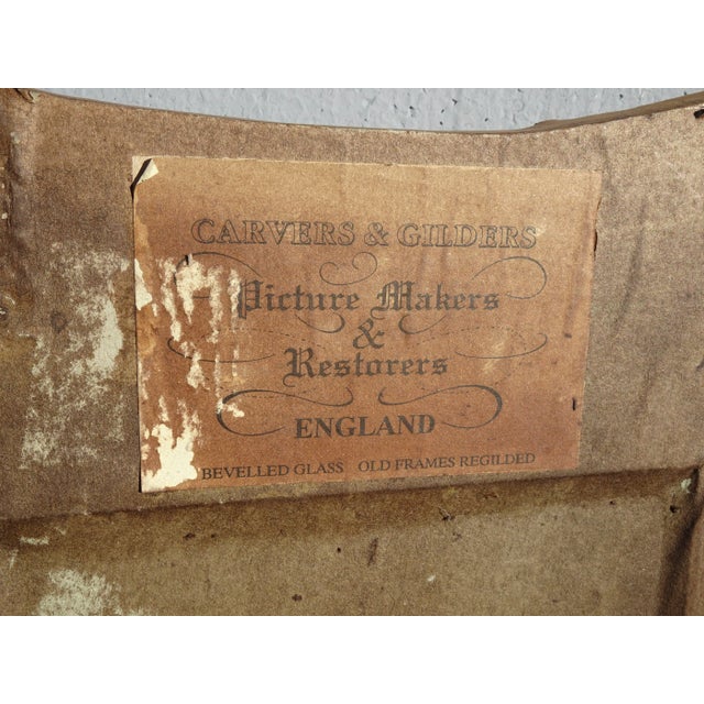 Gorgeous Mirror/ Picture in Great Vintage Condition. Solid and Firm. Wear is usual for its age. Please see photos. Carvers...