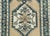 Early 21st Century Turkish Mini Rug Oriental Hand Knotted Vintage Rug 1'8" x 3'4" #16891 For Sale - Image 5 of 8