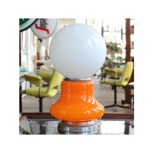 Vintage Orange Table Lamp, 1970s For Sale - Image 10 of 10