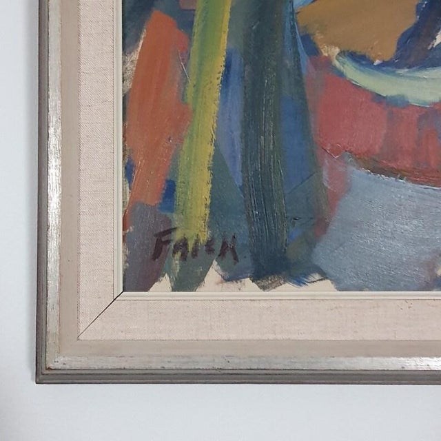Gösta Falck, In the Circus, 1962, Oil on Canvas For Sale - Image 14 of 18