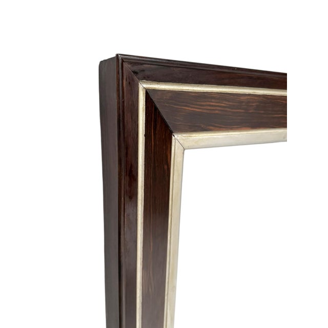 Art Deco Large Macassar Ebony Picture Frame, 1930s For Sale - Image 6 of 9
