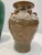 Antique Brown-Glazed Mataban Jar Vase This large antique Chinese urn has six small figural handles made of beasts and...