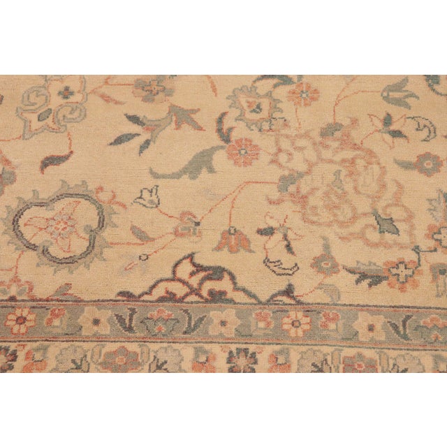 Textile Boho CHic Beige/Brown Wool Rug - 9'11'' X 13'9'' For Sale - Image 7 of 10