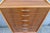 Mid-Century Modern Mid-Century Chest of Drawers in Walnut and Maple with Brass Handles, 1950s For Sale - Image 3 of 17