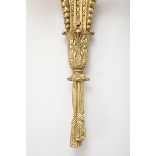 1950's French Bronze Sconces - a Pair For Sale - Image 4 of 14