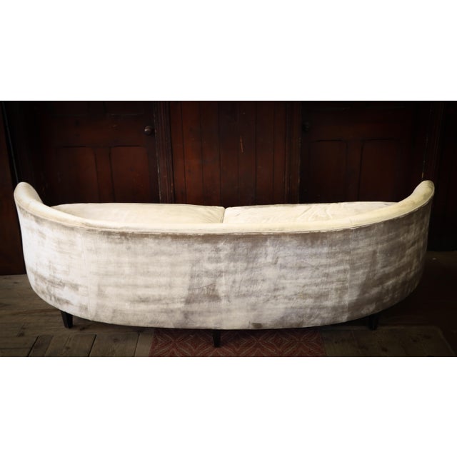 4-Seater Canapé in Champagne Velvet by Arthur Brett, 2010s For Sale - Image 4 of 17