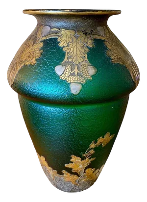 Legras Signed Mont Joye - Large Frosted Glass Vase