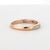 White 18k Gold Diamond Band Ring With 0.57ct Princess-Cut Diamonds For Sale - Image 8 of 18