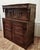 Antique Court Cupboard in Carved Oak, 1673 For Sale - Image 11 of 14