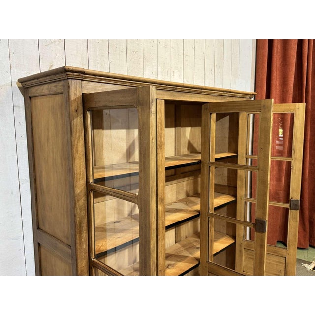 School Library Bookcase in Chestnut Wood, 1950s For Sale - Image 13 of 16