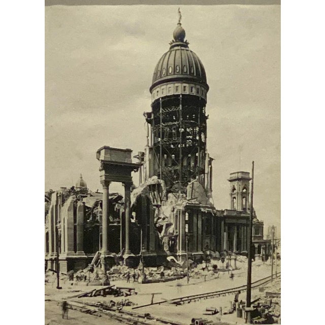 A photograph of San Francisco's City Hall after the 1906 earthquake.