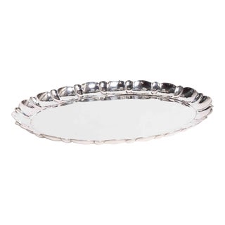 1950s Nickel Silver Tray by Lars Holmström Arvika For Sale