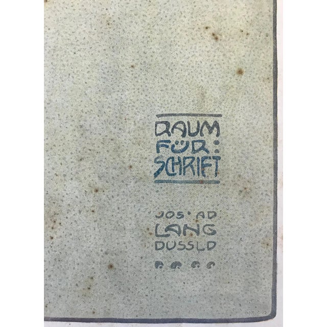 1900 - 1909 1906 Original German Art Nouveau Poster, Decorator Print, #18, Art Deco Fashion For Sale - Image 5 of 8