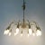Metal Mid-Century Sputnik 12-Armed Chandelier from Vereinigte Werkstätten Collection, 1950s For Sale - Image 7 of 13