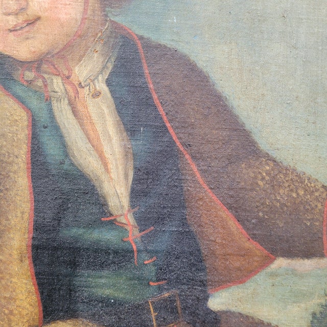 After Bartolomé Esteban Murillo, Saint John the Baptist, The Good Shepherd, 19th Century, Oil on Canvas For Sale - Image 11 of 18