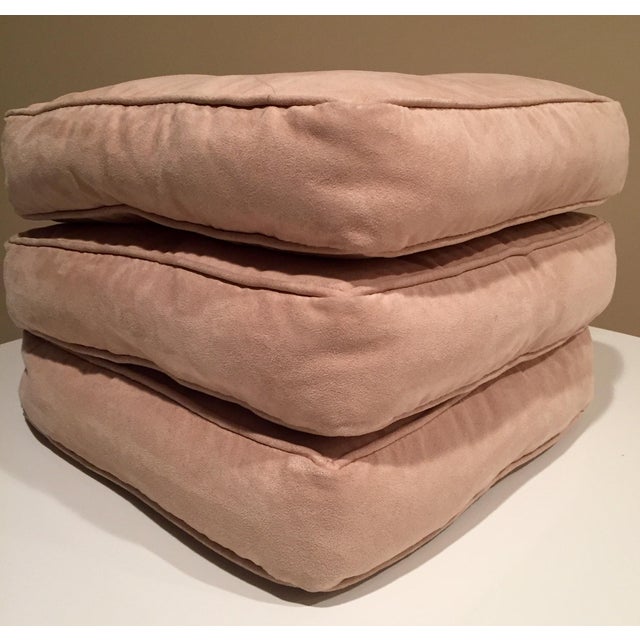 Mitchell Gold + Bob Williams Yellow Suede Sofa Cushions Chairish
