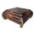 Leather and Brass Tusk Coffee Table by Maitland Smith For Sale