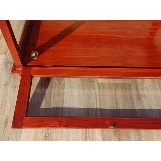 Display Cabinet with Exotic Wood Structure For Sale - Image 3 of 17