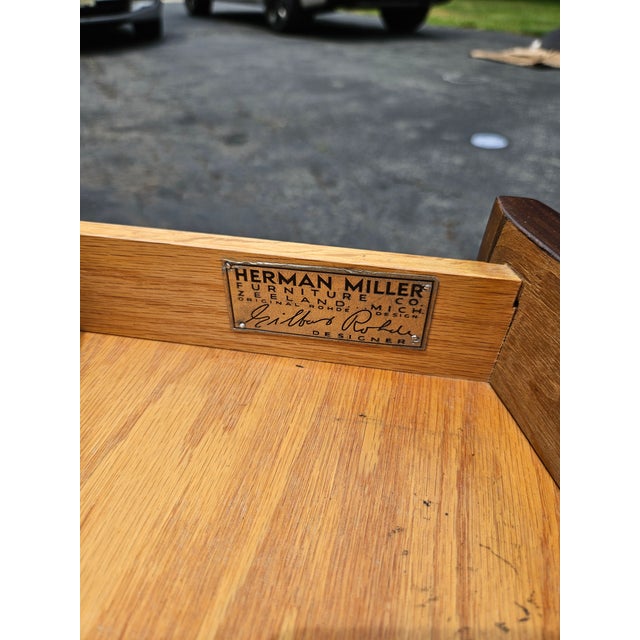 Wood Gilbert Rohde for Herman Miller No. 3770 Rosewood Vanity, C. 1940 For Sale - Image 7 of 7