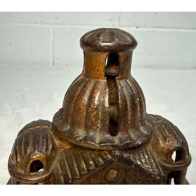 Antique A. C. Williams Domed Mosque Palace Still Coin Bank Original Paint For Sale - Image 4 of 9