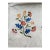 Vintage English Cottage Block Print Style Schumacher Fabric 1.8 Yards For Sale