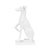 Contemporary Greyhound Sculpture - White For Sale - Image 3 of 7
