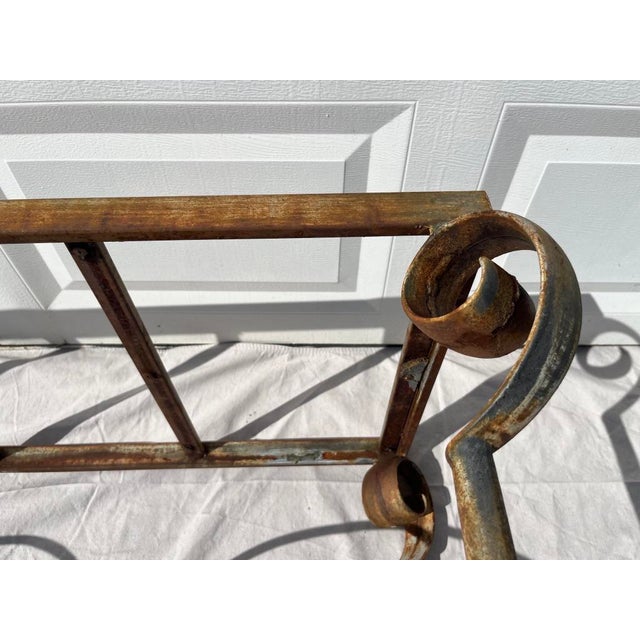 Vintage Iron Console Table For Sale - Image 12 of 13