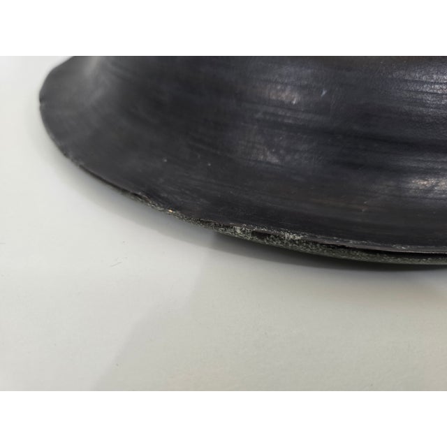 Decorative Dish with Female Face by Le Tignard for Accolay, France, 1970s For Sale - Image 9 of 10