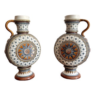 Antique Ewers from Villeroy & Boch, 1880, Set of 2 For Sale