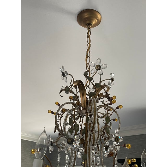 Decorative Crafts French Style Crystal Chandelier For Sale - Image 4 of 8