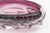 Archimede Seguso Vintage 1960's Murano Seguso Purple Pulegoso Oval Bowl With Bubbles and Clear Appendages For Sale - Image 4 of 10