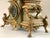 Stone Antique French Alabaster Clock "La Walkyrie" by Ernest Rancoulet (1875-1915) For Sale - Image 7 of 10