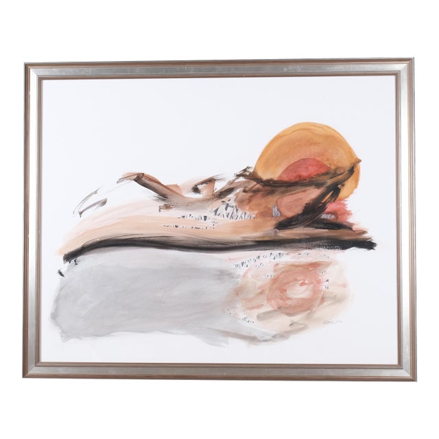 Barry Berkus 2006 "Maelstrom" Original One of a Kind Watercolor & Pencil Painting Framed and Ready to Display For Sale