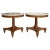 Weiman Pair of Weiman "Heirloom" Round Mahogany and Marble Pedestal Side Tables, MCM For Sale - Image 4 of 13