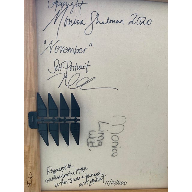 "November" Contemporary Figurative Abstract Oil Painting by Monica Shulman For Sale - Image 4 of 9