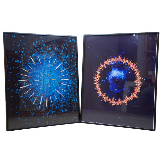 Robert Flack Untitled 1992 Fire & Sword Chromogenic Photographs "Love Mind" - A Pair For Sale - Image 12 of 12